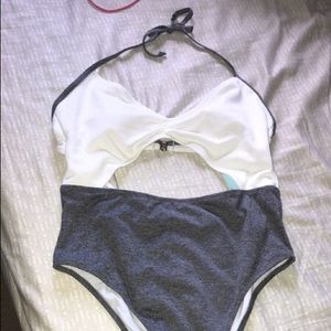 High-waisted one piece